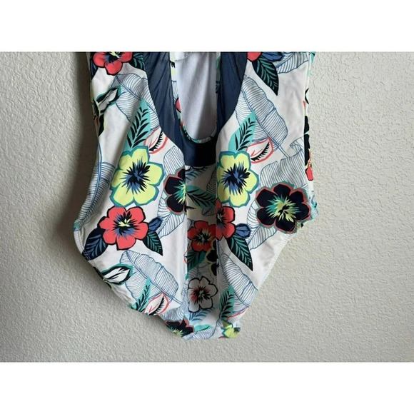 US Polo Association Women's One-Piece Swimsuit Size XL Floral Colorful Athletic - Picture 11 of 13